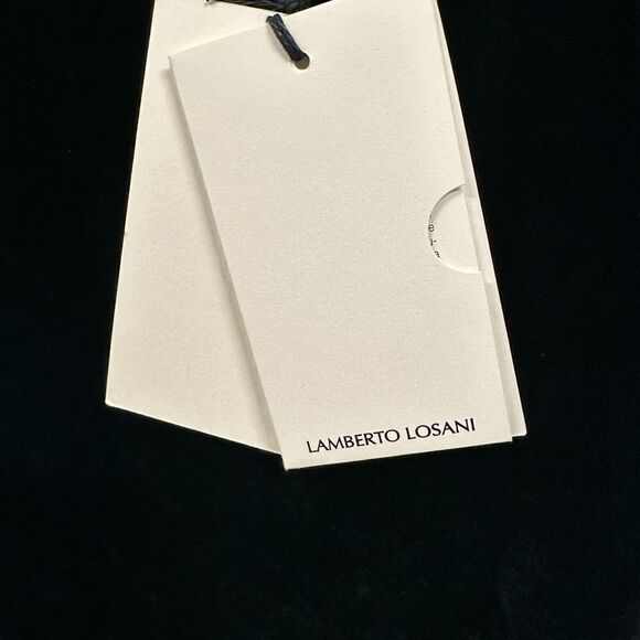 Lamberto Losani Black Velvet Knit Silk Wool Sweater | Size S - Picture 7 of 8